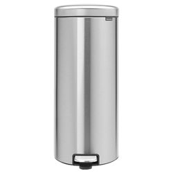 Brabantia newIcon Fingerprint Proof Pedal Bin, Matt Steel, 30L